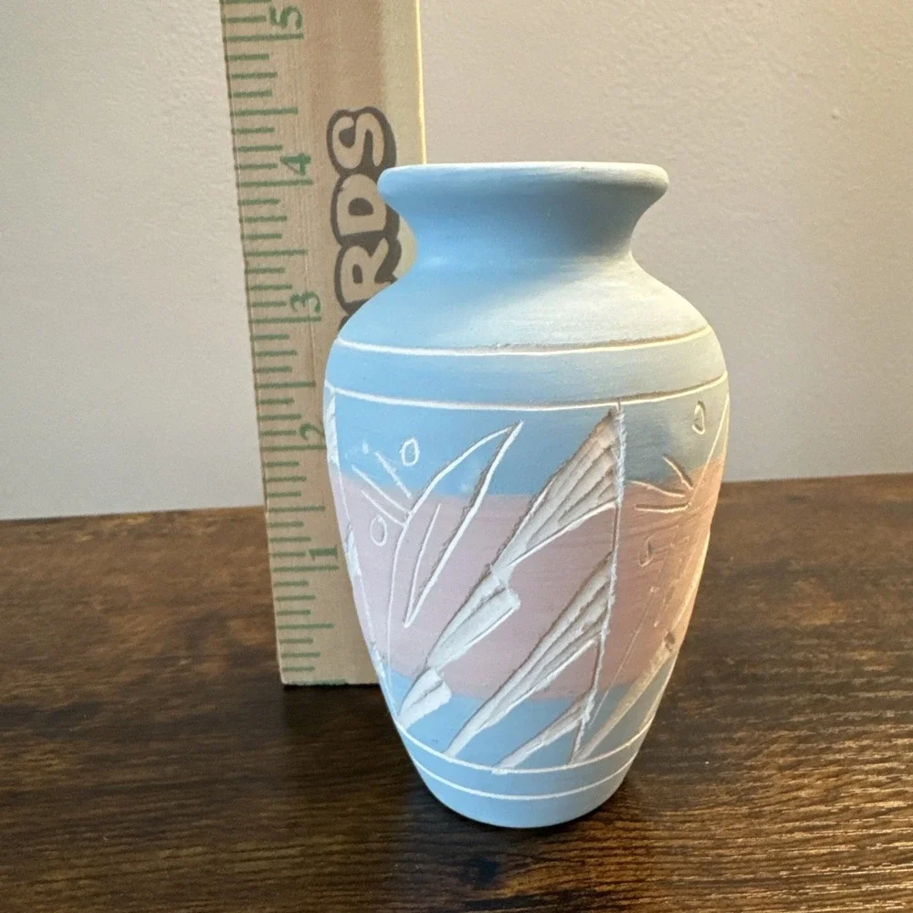 VTG Etched Navajo Pottery Small 4